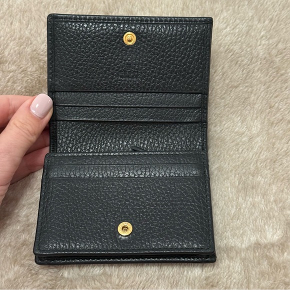 Gucci Black Pebbled Leather wallet - Picture 4 of 8